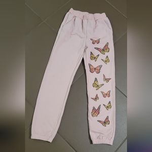 Pink butterfly sweats